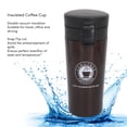 thumbnail image 3 of Taza De Café Aislada Botella De Café Con Aislamiento Paza De Viaje De Acero Inoxidable Con Tapa De Chanclas Para Café Caliente Mientras Viaja, 3 of 7