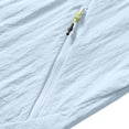 thumbnail image 5 of Mens Lightweight Hooded Waterproof Rain Jacket Breathable Sunproof Raincoat Shell for Outdoor Mountain Hiking Big and Tall Size S-5XL Blue, 5 of 8