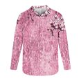 thumbnail image 4 of Raeneomay Long Sleeve Shirts for Men Printed Long Sleeved Button Up Lapel Top, 4 of 5