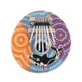 thumbnail image 1 of Piano de pulgar Kalimba portátil ajustable con 7 teclas de cáscara de coco afinable, instrumento musical como se muestra, 1 of 5