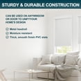 thumbnail image 4 of Softlight Faux Wood Blind with Valance - 72"W x 84"H, White, Cordless 40" Slat, 4 of 8