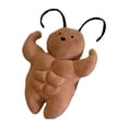 thumbnail image 4 of Bunblic Cute Muscle Cockroach Toy Doll ,Unique ,Realistic, Soft ,Funny Comfortable Figure Cockroach Stuffed Animal for Children 80cm, 4 of 8