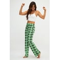 thumbnail image 3 of DEVOPS 2 Pack Women's Star Cotton Pajama Pants Sleepwear (Medium, Black/Mint), 3 of 7
