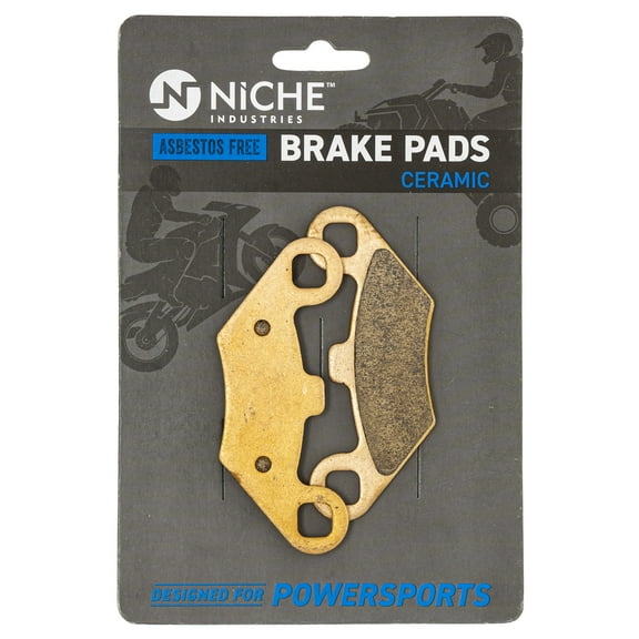 Niche Ceramic Front Rear Brake Pad Set for Polaris Sportsman 450 ATV 519-KPA2327D