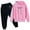 Pink, variant on Boys Tracksuits Bow Graphic Hoodies and Joggers Pants Set Jogger Set Regular Fit Hoodie Sets 2 Pieces Boys Sweat Suit Back To School Clothes for Boys