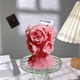 thumbnail image 5 of SHIMELE Three Dimensional Rose Bouquet Aromatherapy Candle | Scented Wax Candle for Valentine's Day | Elegant Home Decor & Gift | Floral Candle Centerpiece, 5 of 6