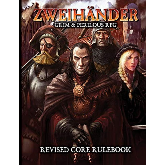 Pre-Owned Zweihander Rpg: Revised Core Rulebook (Hardcover 9781524851668) by Daniel D Fox