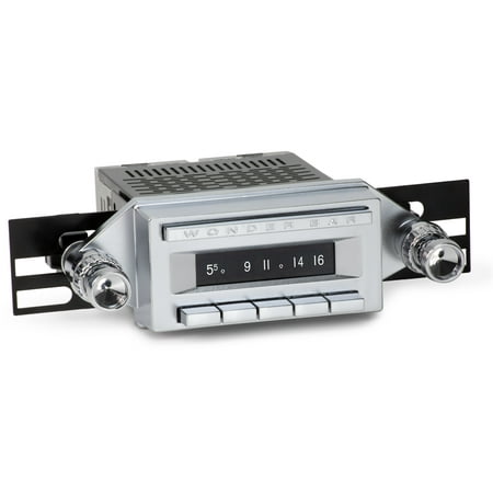 Wonder Bar 3 Radio Motor 1 with Vintage Overlay (Chrome Plastic Knobs 04P-74P)