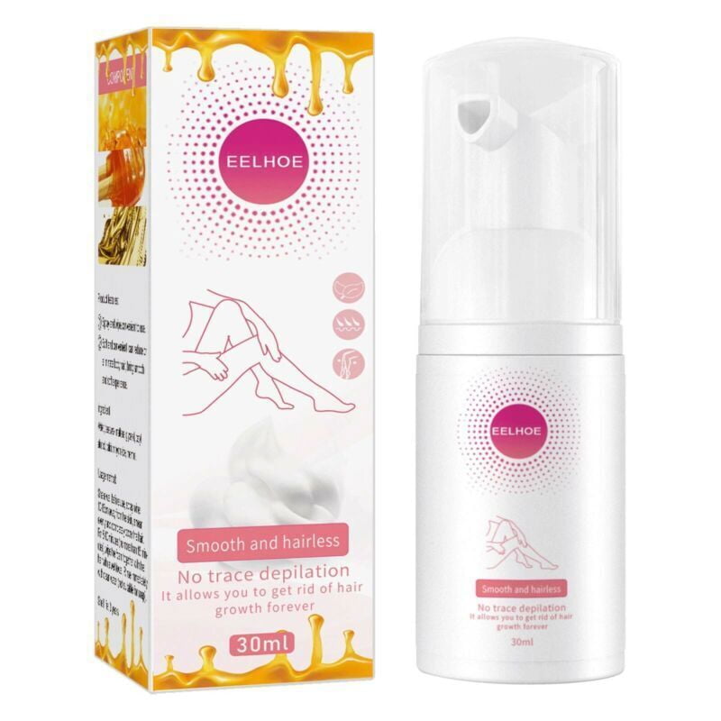 MYSEPT Beeswax Hair Removal Mousse, Mousse Hair Removal Spray, Gentle