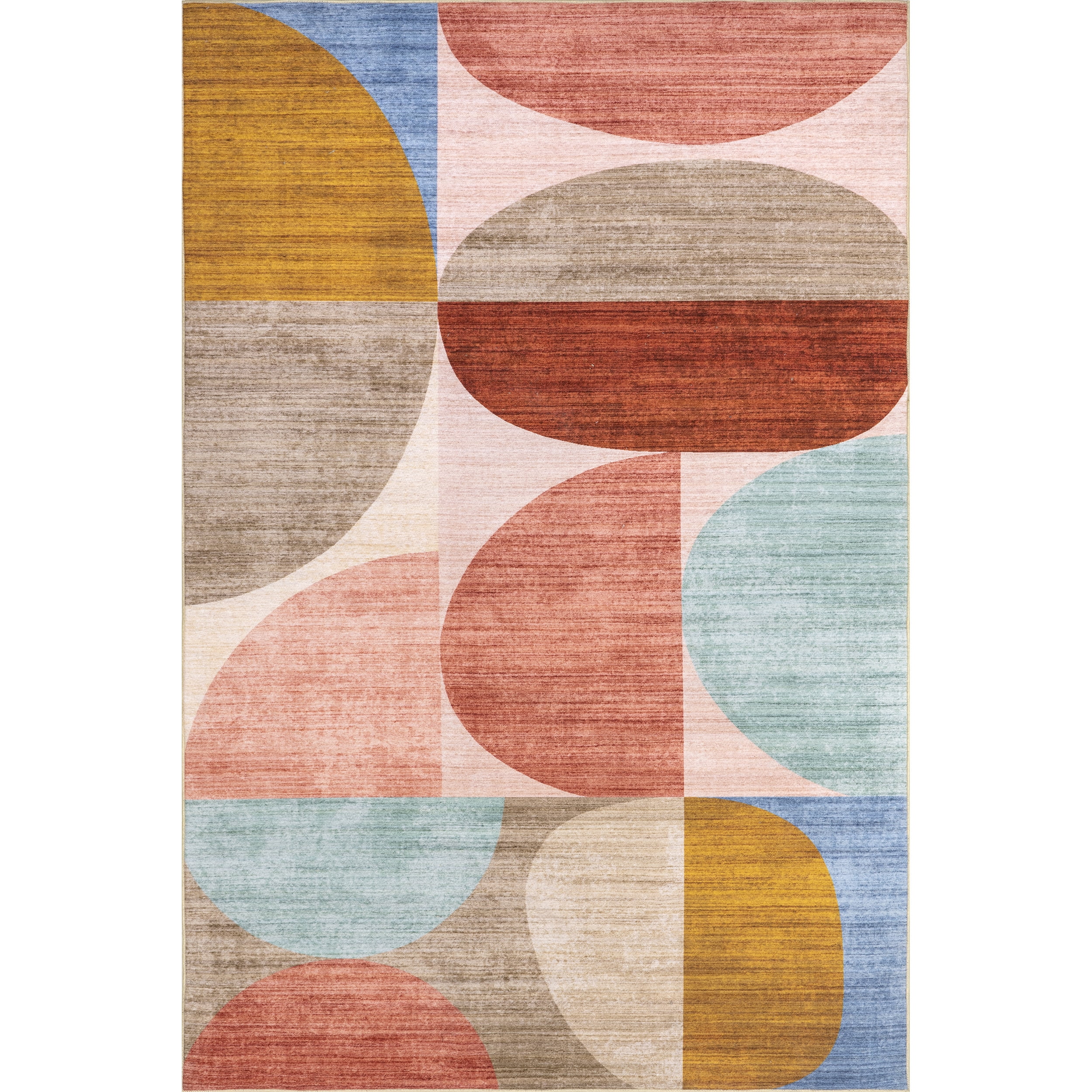 nuLOOM Lori Contemporary Machine Washable Indoor/Outdoor Area Rug, 5' x 8', Multicolor