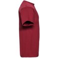 thumbnail image 2 of Russell Europe - Camiseta básica/clásica de manga corta para hombre - 100% algodón de primera  (Rojo), 2 of 5