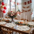 thumbnail image 5 of Farmhouse Dandelion Round 13 Inch Placemats Set of 8, Spring Modern Minimalist Country Flower HeatResistant Non Slip Place Mats for Dining Table, Wipeable Braided Kitchen Table Mats for Housewarming, 5 of 9