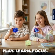 Infinity Cube 3 Pack Fidget Cube Toy Stress Anxiety Relief for Adults and Kids Hand-Held Magic Puzzle Flip Fidgeting Finger Toys for ADD ADHD Passing Time Galaxy Space Christmas Stocking Stuffers