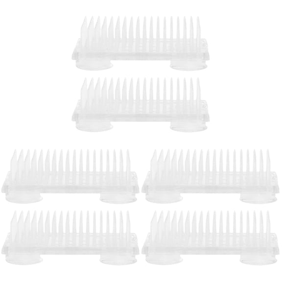 Masteelf 6 pcs Plastic Flower Arrangers Clear Flower Frogs Flower Holder Floral Arrangement Pin Holder