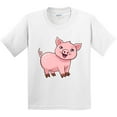 thumbnail image 3 of Inktastic Cute Pig Youth T-Shirt, 3 of 5