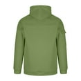 thumbnail image 5 of SDNall Men's Raglan Sleeve Half Zip Pullover, Fleece Lined Hooded Sweatshirt with Multiple Pockets for Sport Casual, 5 of 5