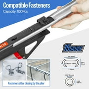 MEITE SC7E Pneumatic Hog Ring Plier Tool with Extended Nose 15 Gauge 3/4 Crown C Ring Gun