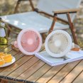 thumbnail image 2 of 2400mah Rechargeable Battery Camping Fan and Portable USB with Lights Operated Tent for Hanging or Tabletop Use Car RV Outdoor Outage, 2 of 7