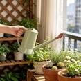 thumbnail image 2 of ZhangC Gallon Plant Watering Can, 9.3 Inch Long Spout Watering Pot with Removable Nozzle, Lightweight Plastic Flower Waterer for Indoor Houseplants, Office and Garden, Army Green, 2 of 6