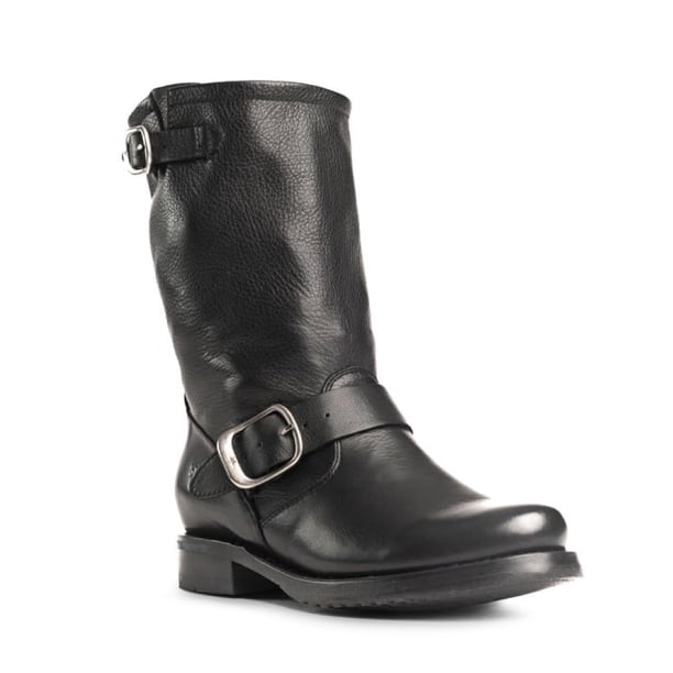 Pantalones cortos Boots Frye Veronica para mujer, piel de plena flor, color negro