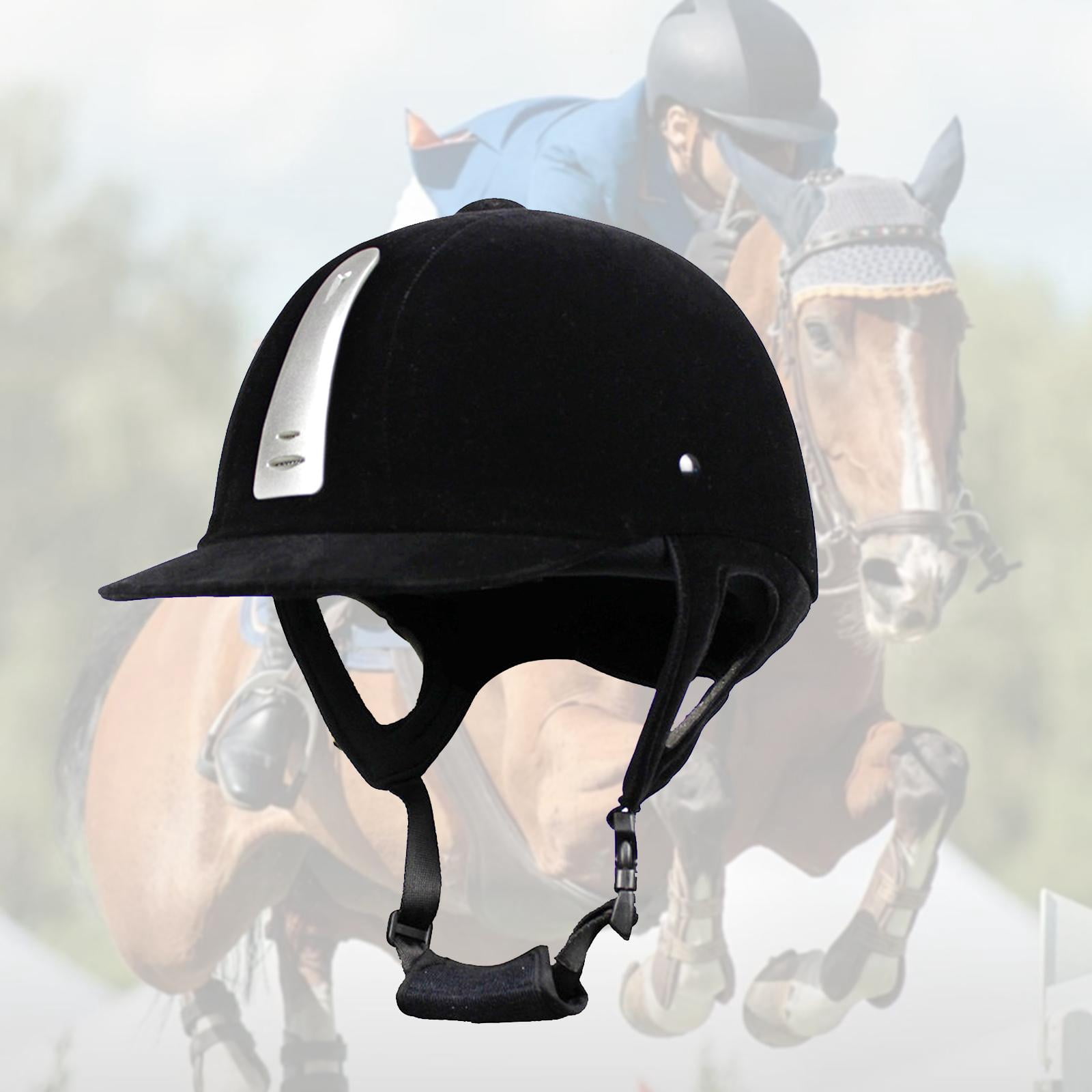 Wswqop Men Women Equestrian Hat Equestrian Equipment Comfortable Outdoor Sports Hat Cap M