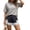 Black #1, variant on Women's Satin Lace Trim Shorts - Elastic Waist Silky Sleepwear Shorts with White Lace Hem, Loungewear & Casual Wear Black M