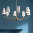 thumbnail image 4 of 52509BNB Kichler Lighting Adeena - 8 Light Chandelier In Traditional Style-24.5 Inches Tall and 36.5 Inches Wide-Brushed Natural Brass Finish, 4 of 9