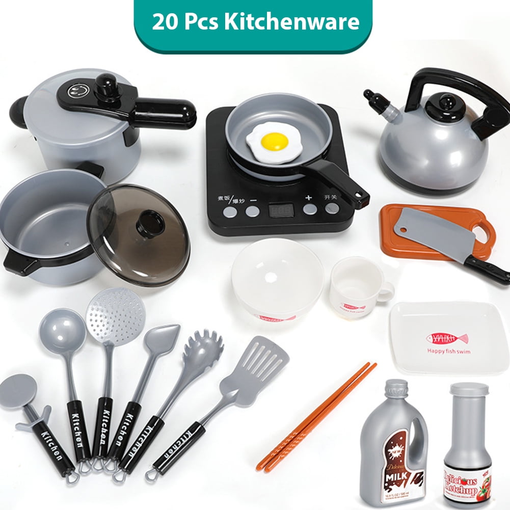 childrens plastic pots and pans set