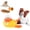 Yellow, variant on Duck Cat Treat Dispenser, Little Yellow Duck Cat Toy Treat Feeder, Cat Treat Dispenser Toy Interactive, for Small Medium Dogs and Cats, IQ Training and Exercise Small Animal Bowls