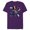 Purple, variant on Marvel Studios The Marvels Goose & Flerkittens in Space Cute - Short Sleeve Blended T-Shirt for Adults - Customized-Dark Heather