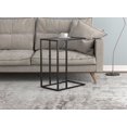 thumbnail image 4 of Safdie & Co. Accent Table 19L C Shaped Glass Metal, 4 of 4
