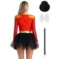 thumbnail image 2 of Linjinx Womens Outfit Magician Deluxe Set Carnival Fancy Dress up Theme Party Outfit Red S, 2 of 6