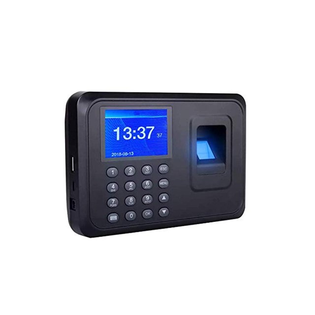 Máquina de Asistencia Biométrica AVEDISTANTE Española LCD Memoria 8GB Capacidad 1000 Huellas