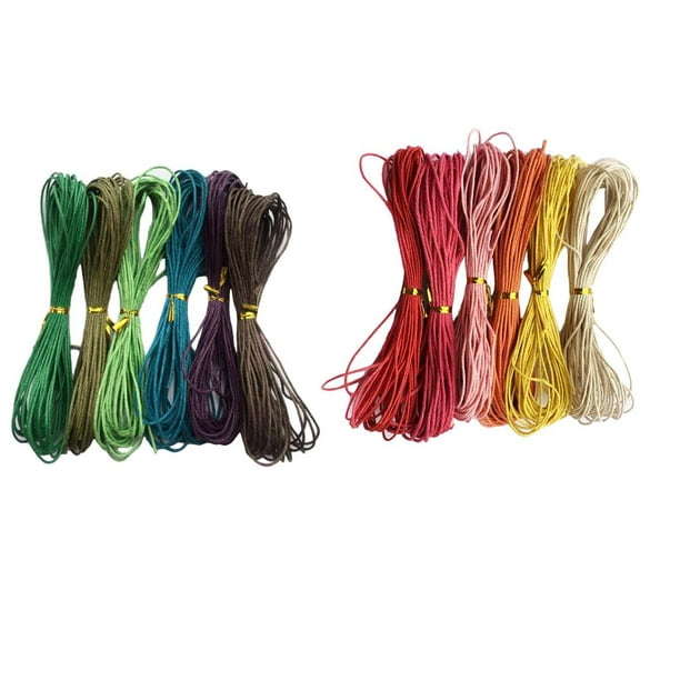 High Quality 1.5mm Colorful Waxed String