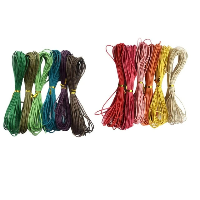 Cordón de encerado , encerado, cordón de macramé para joyas de 1,5 mm para manualidades en cuero, collar, , cordón,