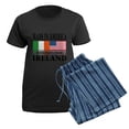 thumbnail image 5 of CafePress - Irish American Pride Women's Dark Pajamas - Women's Short Sleeve Print T-Shirt and Pants Dark Cotton Pajama Set, 5 of 7