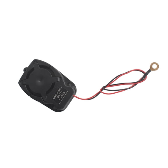 Bearachild Alarma de bocina, altavoz de coche, sirena de advertencia, pieza reemplazada, instalación práctica, altavoces antirrobo para Electrónica