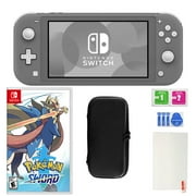 Nintendo Switch Lite in Gray with Eevee Go and Accessories