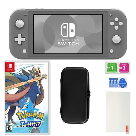Nintendo Switch Lite in Gray with Eevee Go and Accessories