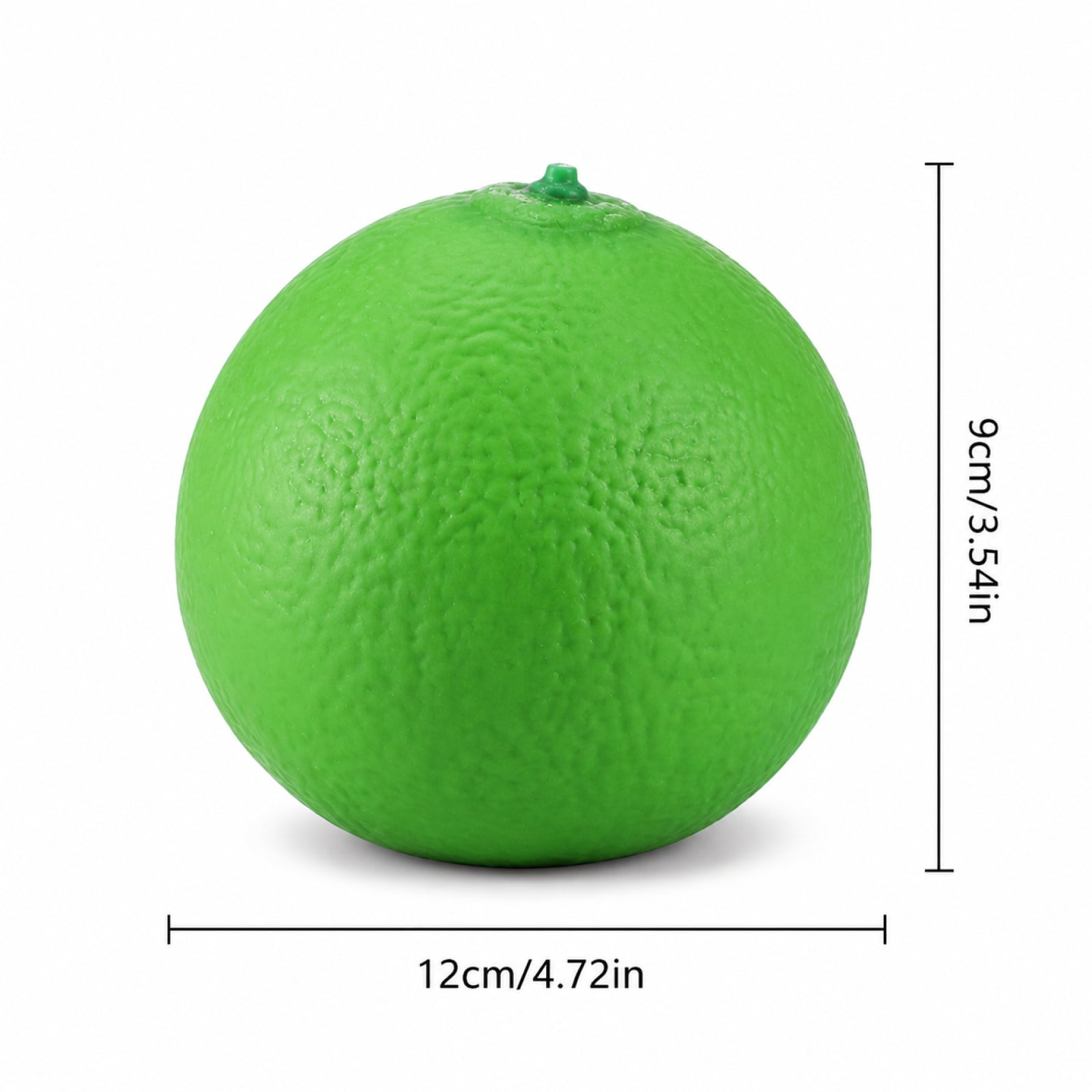 Squishy Fake Lemon Stress Relief Fidget, Slow Rising Fruit Squishy Ball, Stress Relief Kawaii Gift for Adults Home Office Party Favor(Green)