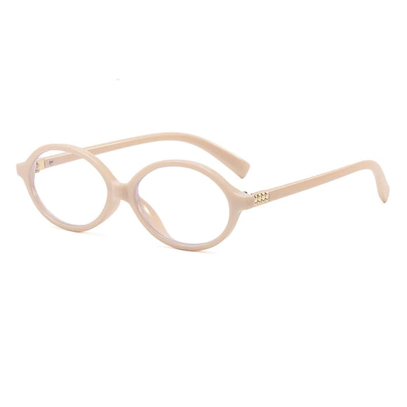 UANWENN Stylish Oval Glasses For Leisure For Everyday Wear Fashionable With Jeans And T Shirts Versatile All Season Design Complete Size Included Matrix Wraparound for Women Shades for Men Bride