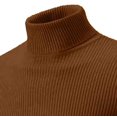 thumbnail image 6 of Frnrwgo Mens Sweater Turtleneck Ribbed Knit Oversized Long Sleeve Casual Winter Top, 6 of 6