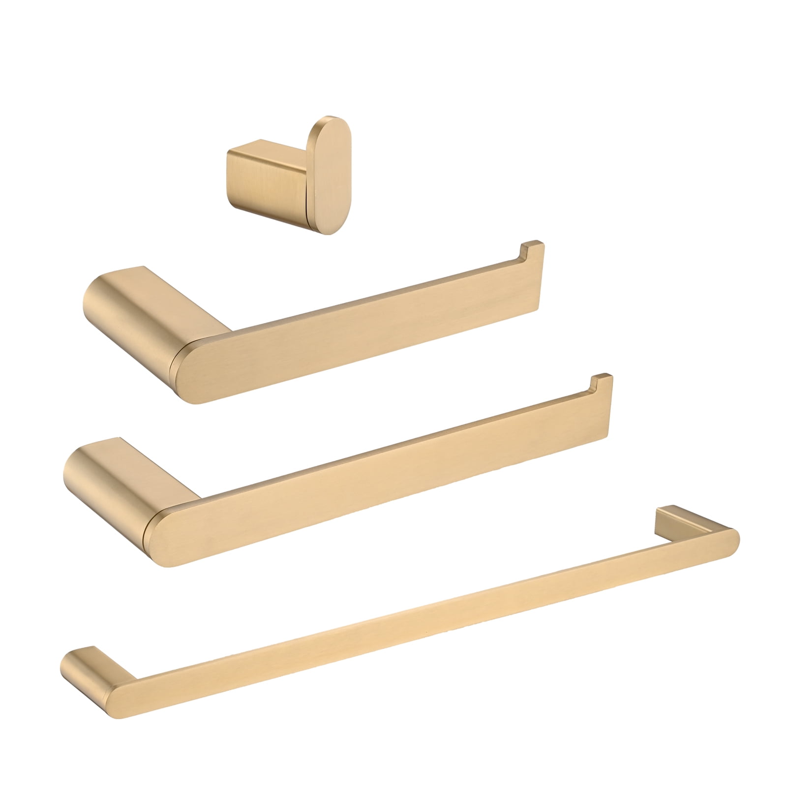 Cerypsa Brushed Gold Wall Mounted Bathroom Hardware Sets Stainless