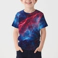 thumbnail image 2 of WRKEKC Boys T-Shirts Short Sleeve Round Neck Star Print Casual Summer Daily Soft Lightweight Tee Blouse 3-15 Years, 2 of 5