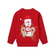 thumbnail image 1 of Wangsaura Women Christmas Pullover, Round Neck Print Party Spring Tops, 1 of 9