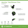 thumbnail image 4 of Symmons S6792BBZ15TRM Identity Hydromersion Tub And Shower Trim Package - Bronze, 4 of 7