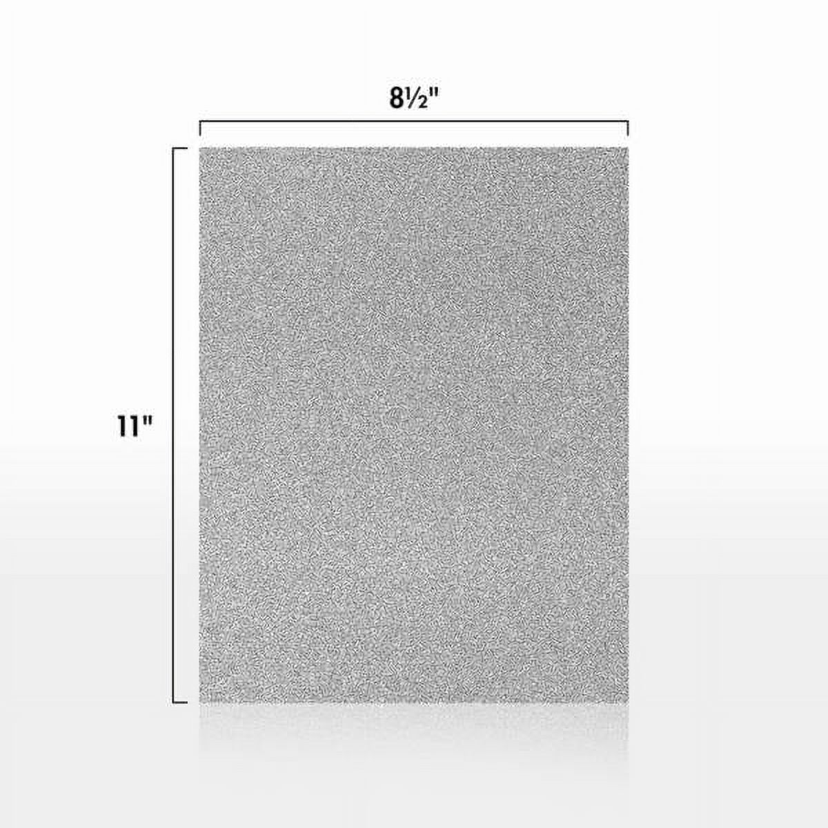LUXPaper Cardstock, 8.5 x 11, 106lb Silver Sparkle, 250/Pack