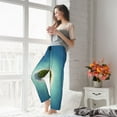thumbnail image 6 of Picia Paradise Island Womens Soft Woven Cotton Elastic Waistband Sleep Pajama Pant Lounge Sleep Pant With Pockets And Drawstring-Small, 6 of 9