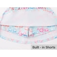 thumbnail image 6 of Cooltree Toddler Girls 2-Piece Skirt Set - Ruffled Purple Top & Striped Bow Print Skort Outfits for Little Girls Size 6, 6 of 7