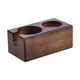 thumbnail image 1 of Soporte para prensador de café, portafiltro, accesorio perfecto para máquina de café espresso, para cafetería y hogar. Marrón 2 agujeros B, 1 of 9